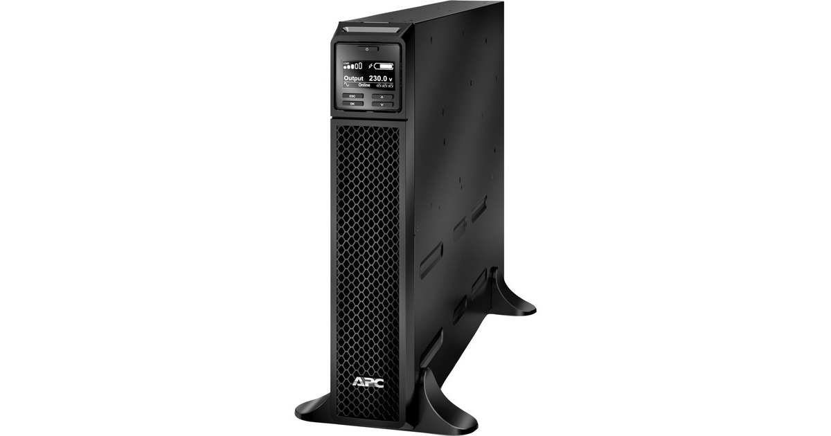 APCSmart-UPS On-Line 2200VA noodstroomvoeding ups  (Zwart, 8x C13, 2x C19 uitgang, SRT2200XLI)
