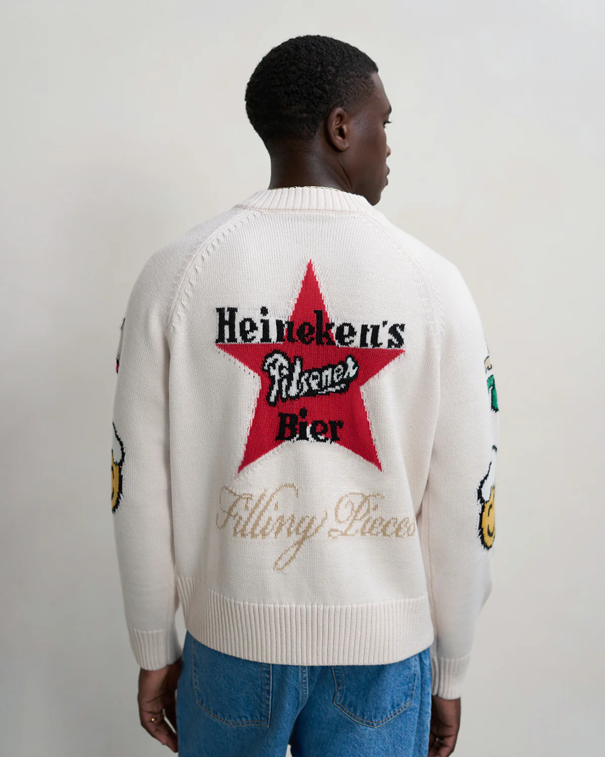 Zip Knit Heineken Antique White