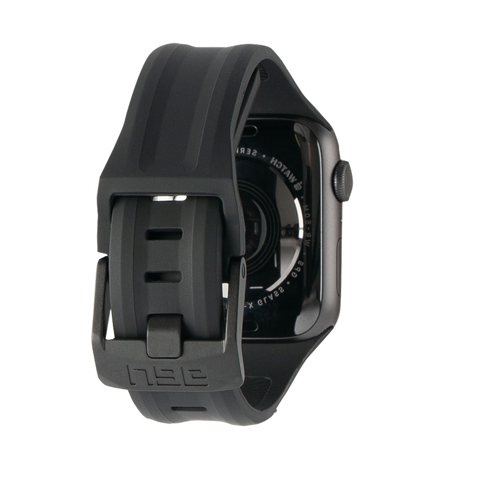 Apple Watch (42/41/40/38 mm) Scout Strap Silikon Armband (194120114040) - Schwarz