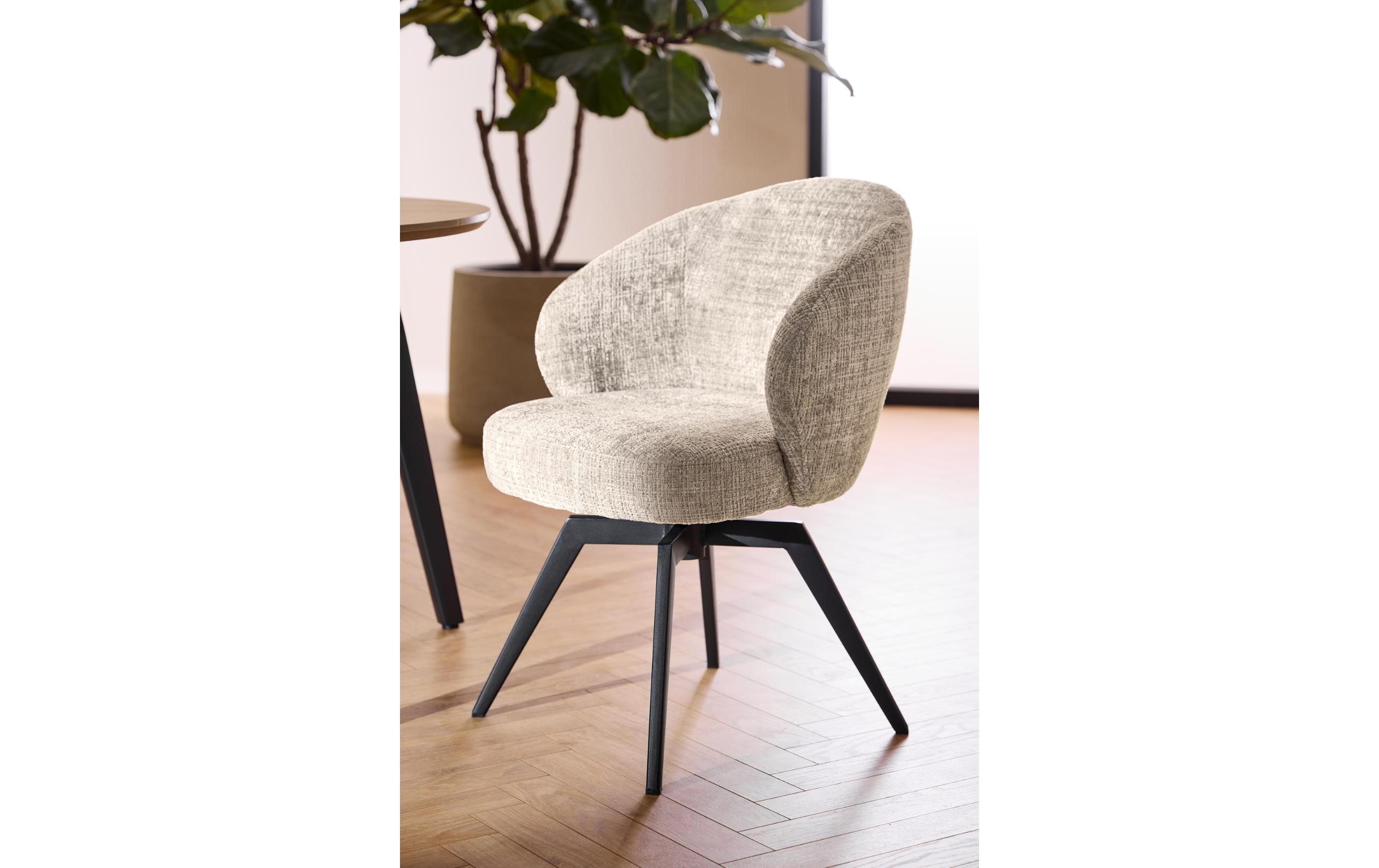 Stuhl Darlene 1 Stück, Beige<br>Eleganter Esszimmerstuhl mit bequemem Sitz