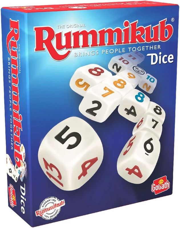 Rummikub - Dice - Cijferspel - Multikleur - Kunststof - Voor 2 tot 4 Spelers