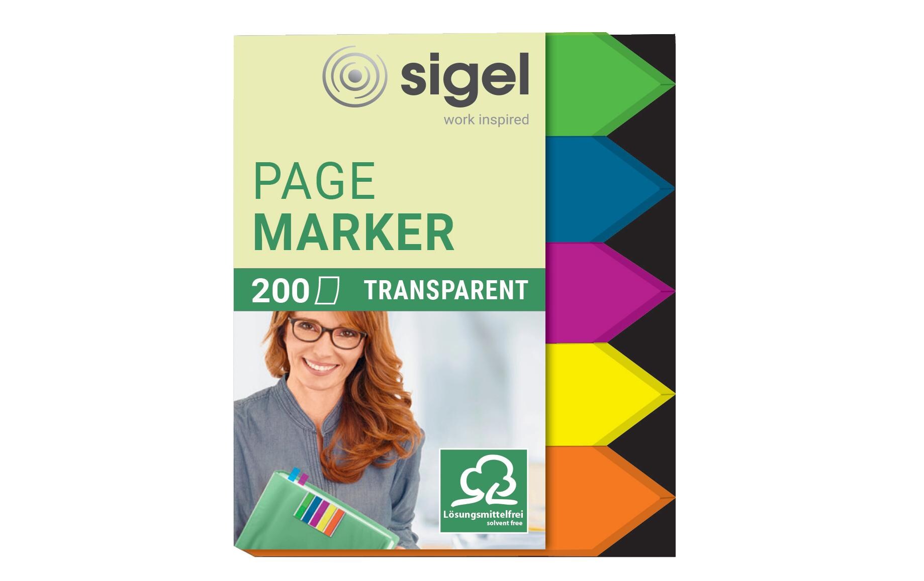 Page Marker Pfeil 200 Stück, MehrfabigHaftstreifen perfekt als Helfer im Büroalltag