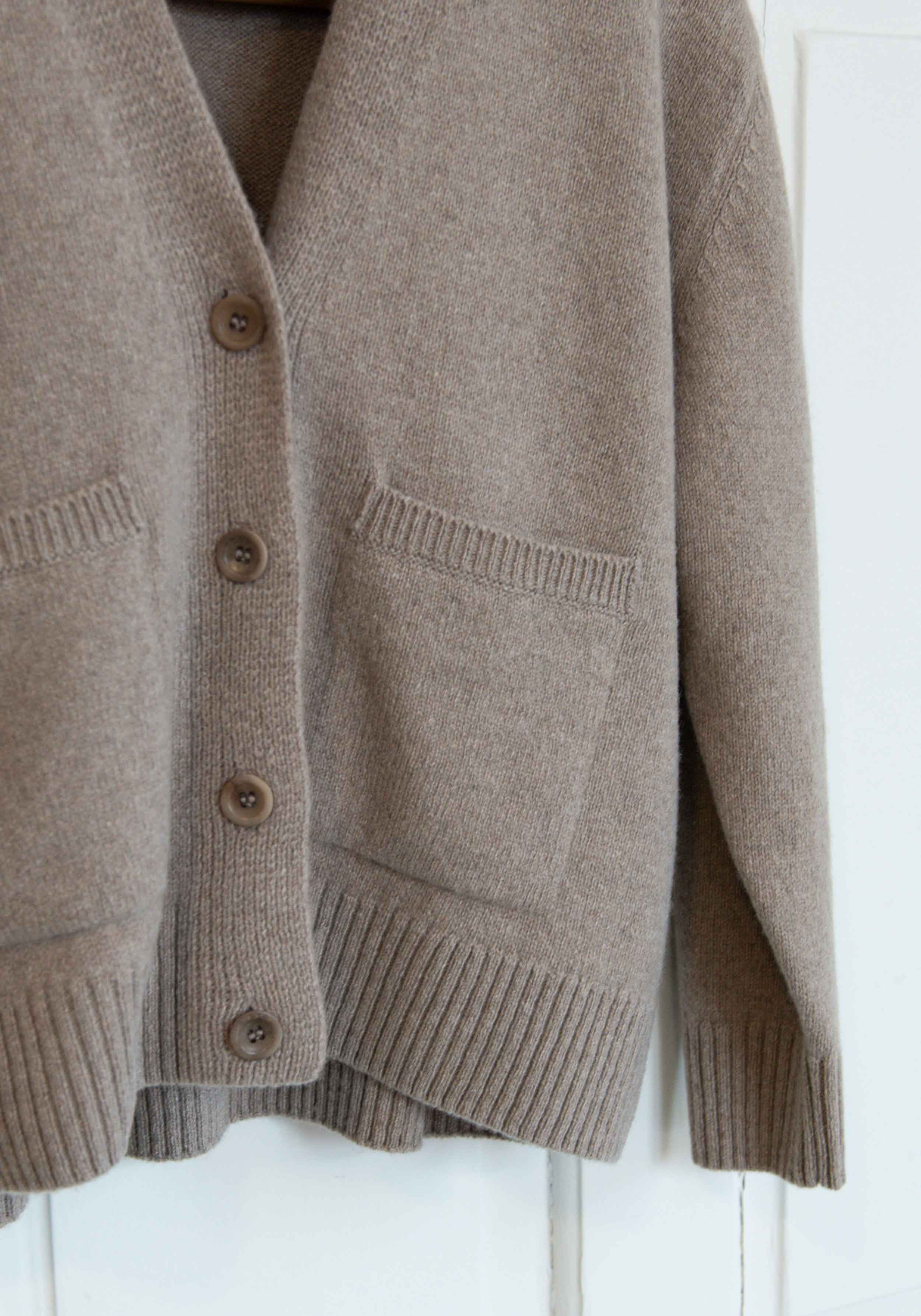 Jungle Folk Cardigan Giorgia Cashmere Greige
