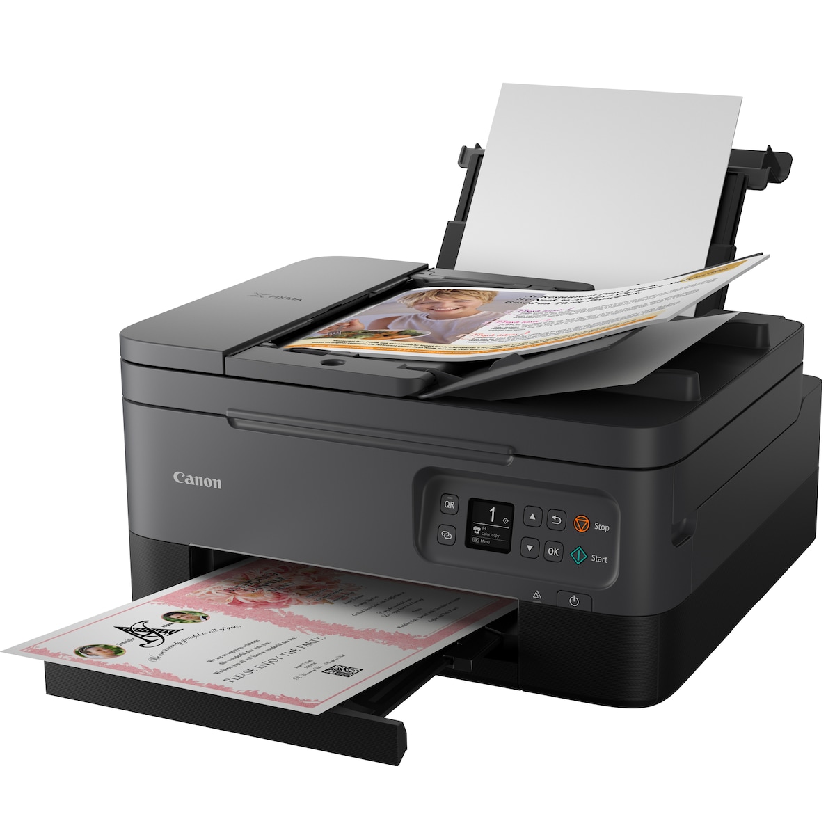 Canon Pixma TS7450i 3-i-1 inkjet-fargeskriver (sort)