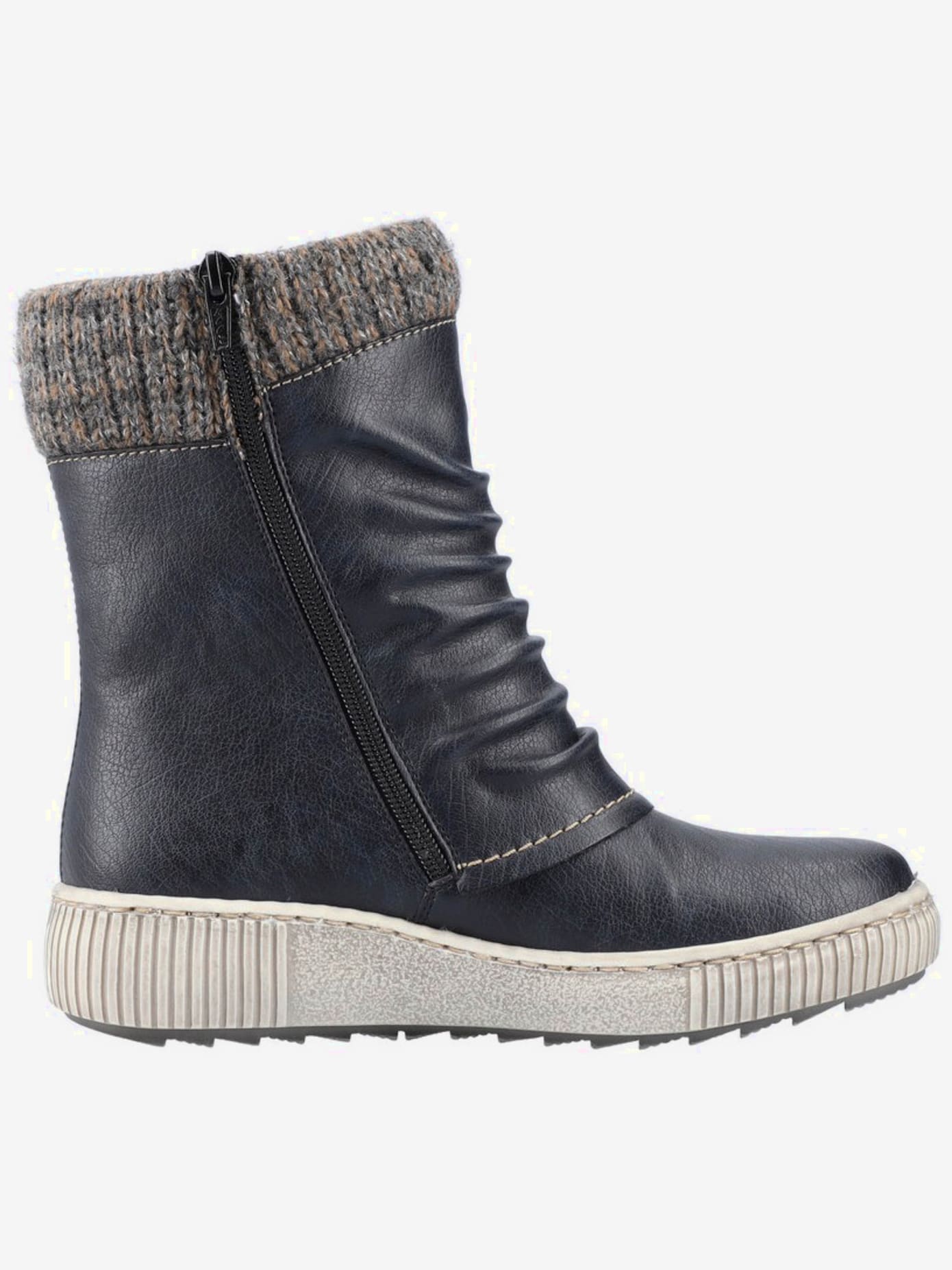 Bottines d'hiver fronces modernes