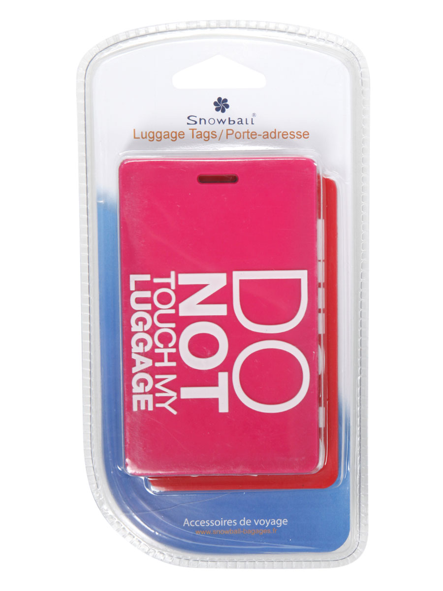 Set de 2 porte-adresses Snowball Do Not Touch