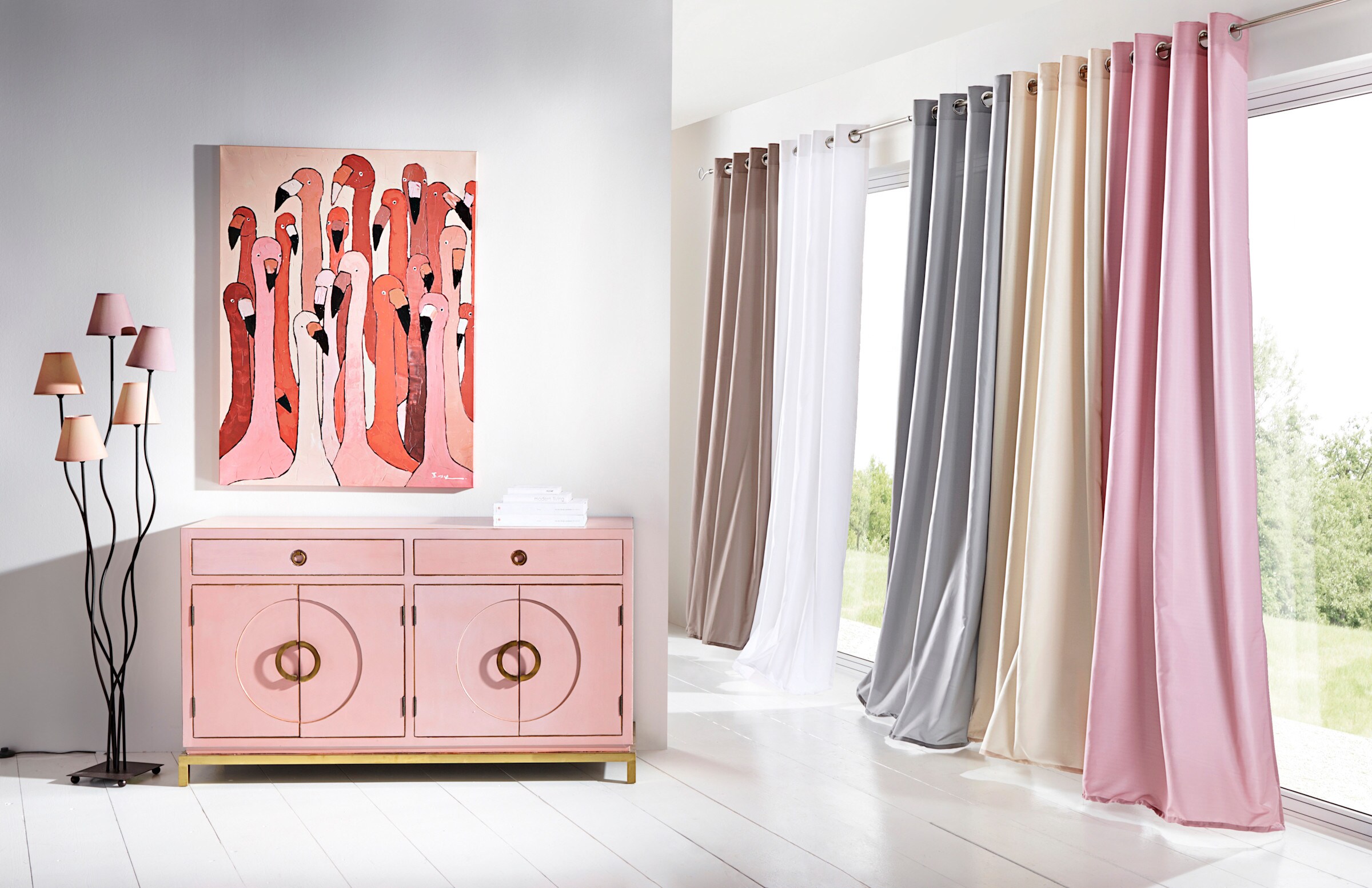 heine home Dekoschal in mauve