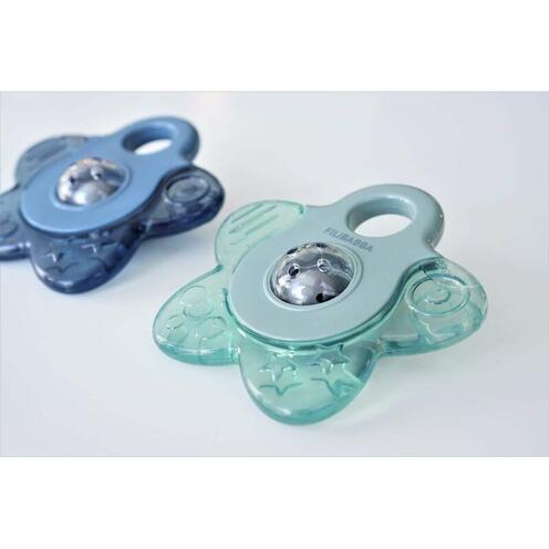 Anneau de dentition rafraîchissant étoile Pack x 2 - Bleu - FILIBABBA