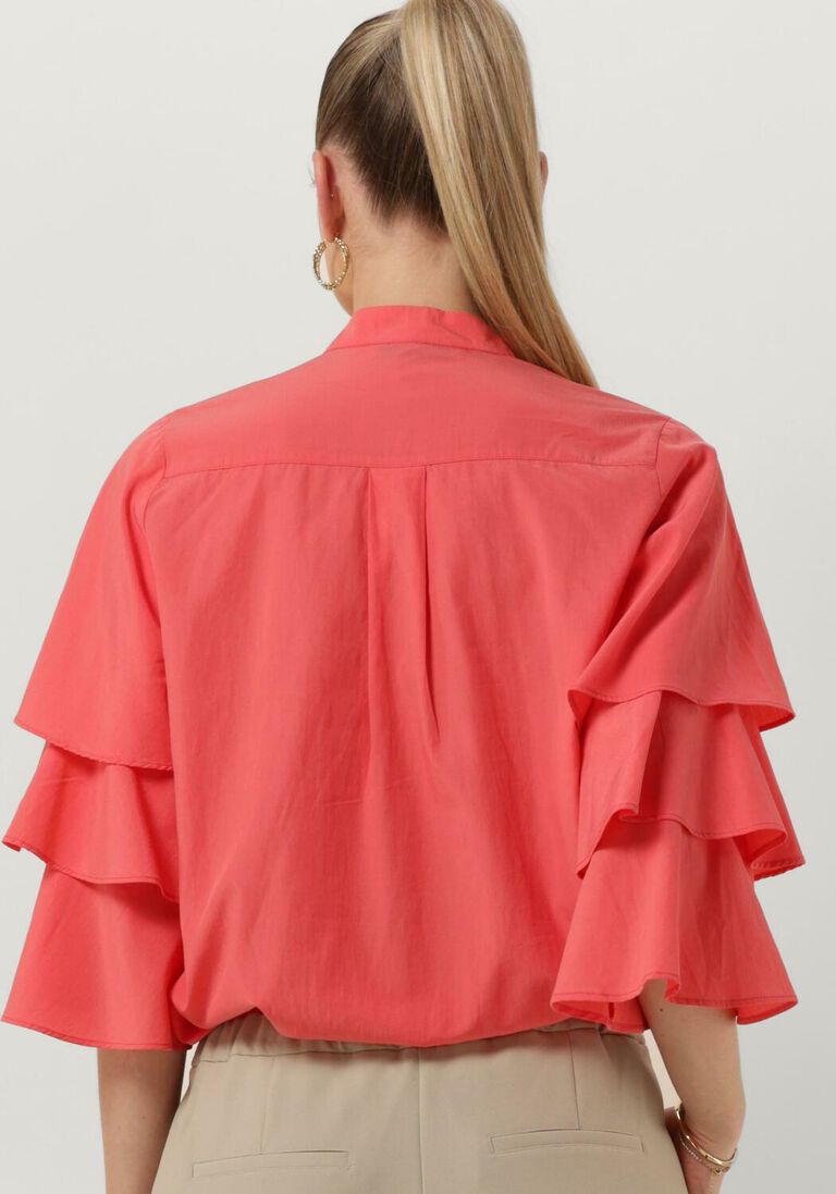 SUMMUM koraal summum blouse blouse lyocell cotton
