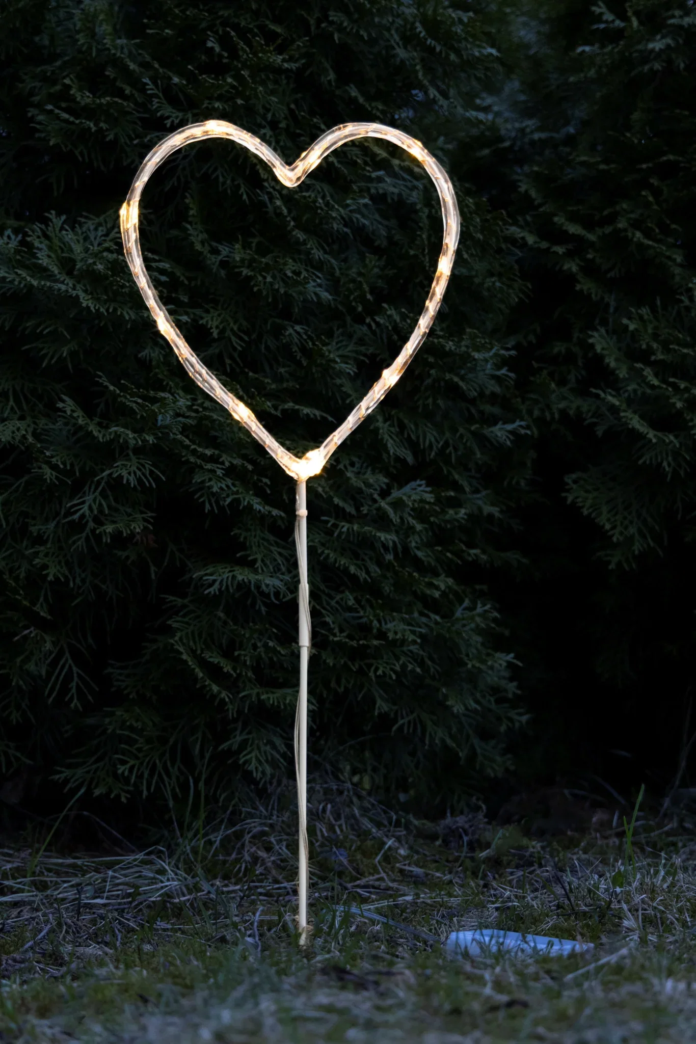 Hjerte på pinne Høyde 63 cm