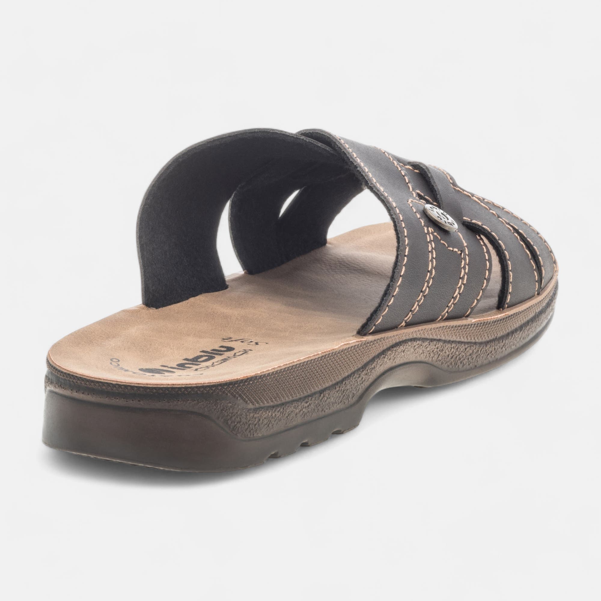 Mules Homme marron