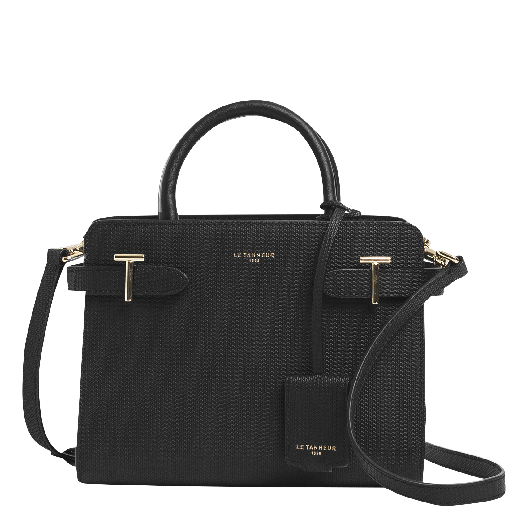 EMILIE - Sac bandoulière en cuir | Noir