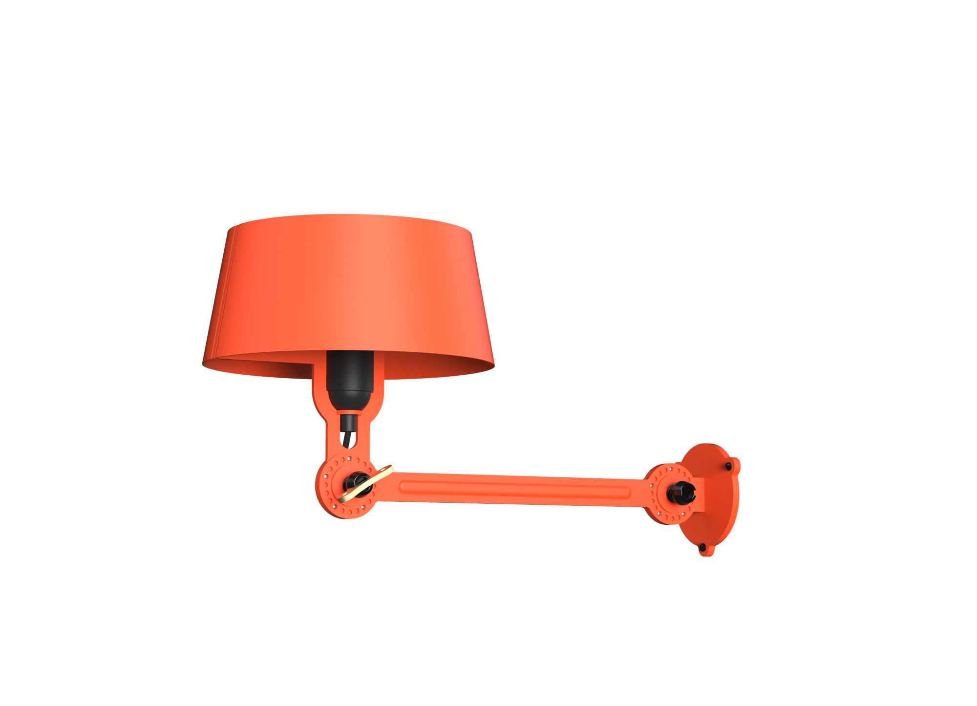 Wandlamp Bolt underfit install striking orange