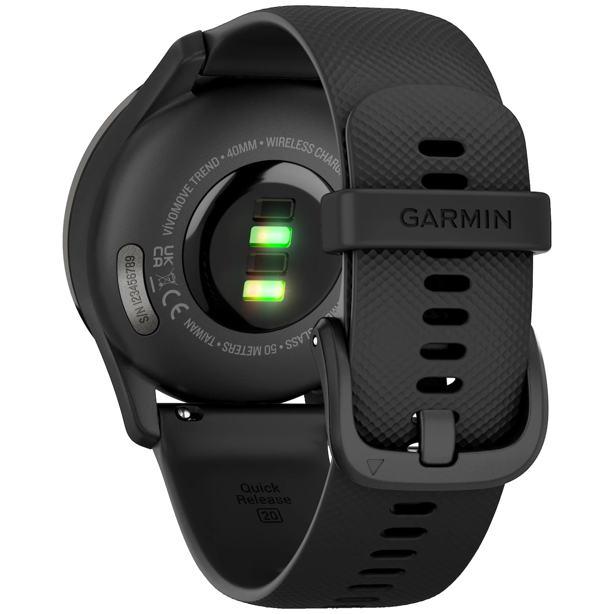 Garmin Vivomove Trend hybridklokke (sort)