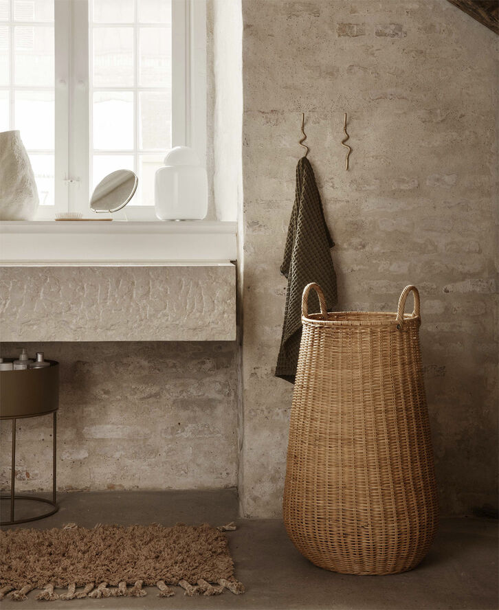 ferm LIVING Braided Laundry Basket - Natural Natural