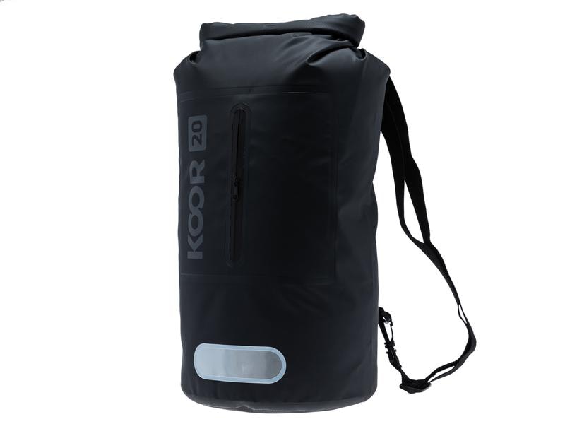 KOOR Dry Bag Toore Schwarz 20 l Wasserdichter Schwimmsack