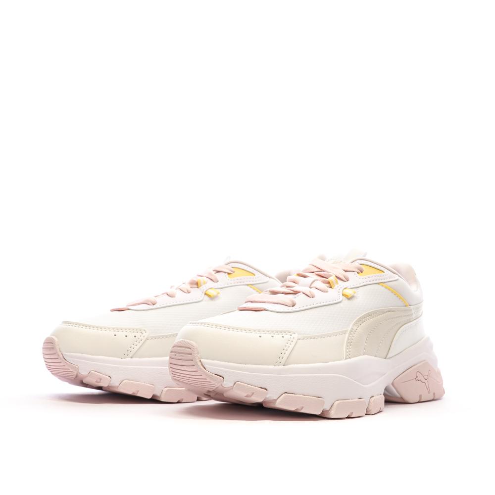 Puma Baskets Roses/Jaune Femme Puma Cassia