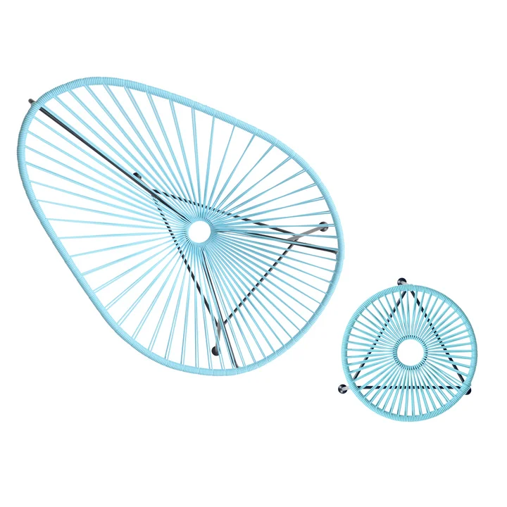 OK Design - The Acapulco Chair, Petroleum blau
