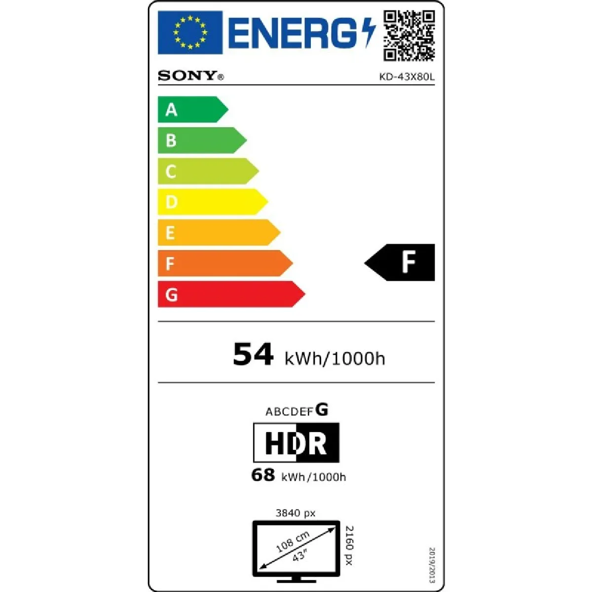 Sony KD43X80LPAEP