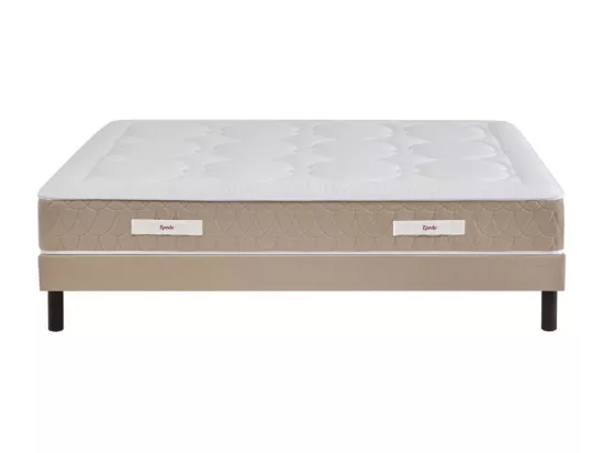 Clémaé 2 - Matelas à ressorts et latex, accueil équilibré - 140x190 cm