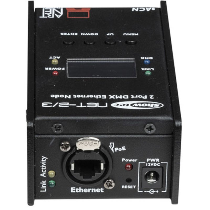 Showtec NET-2/3 Pocket 2-kanaals Art-Net node