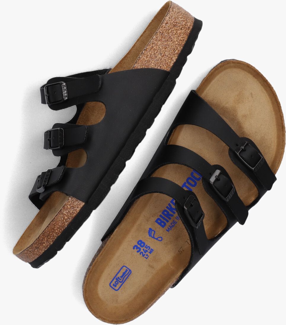 zwarte birkenstock badslippers florida