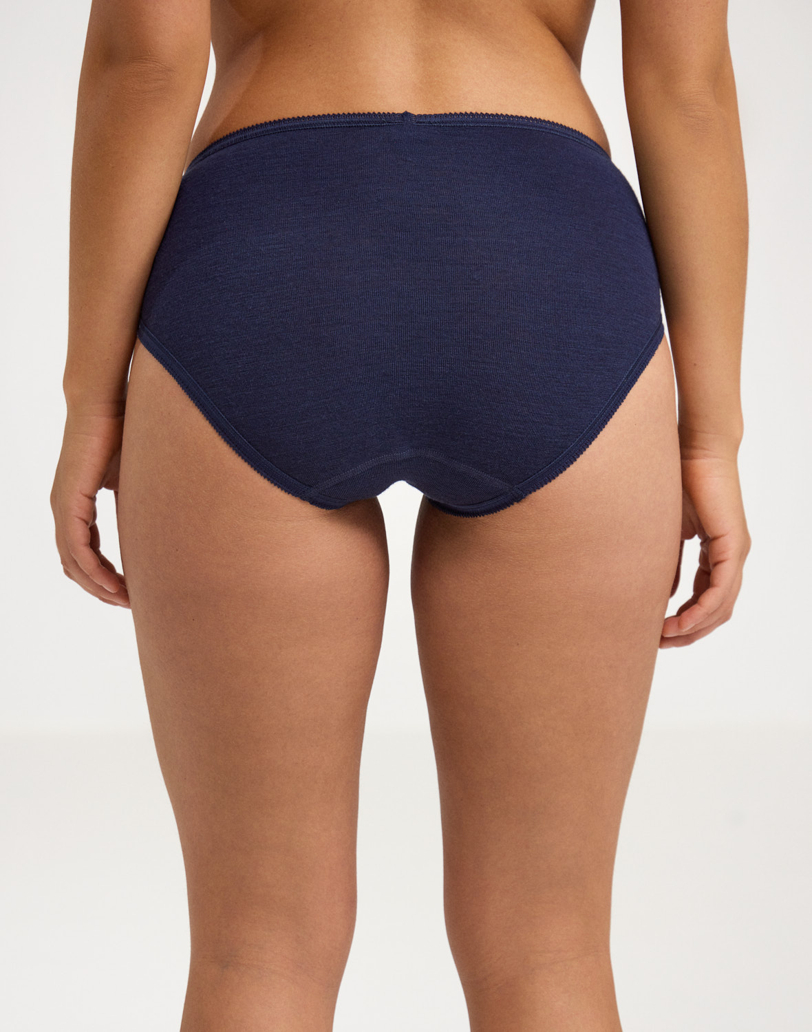 Midi-slips van merinowol voor dames
