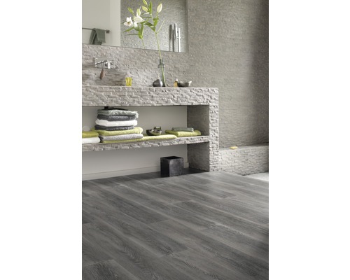 Primetex houtlook PVC vloer, grijs, 400 cm breed (per meter verkocht)