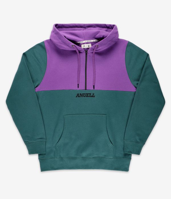 Anuell Ventor Organic Half Zip-Hoodie (purple jungle)