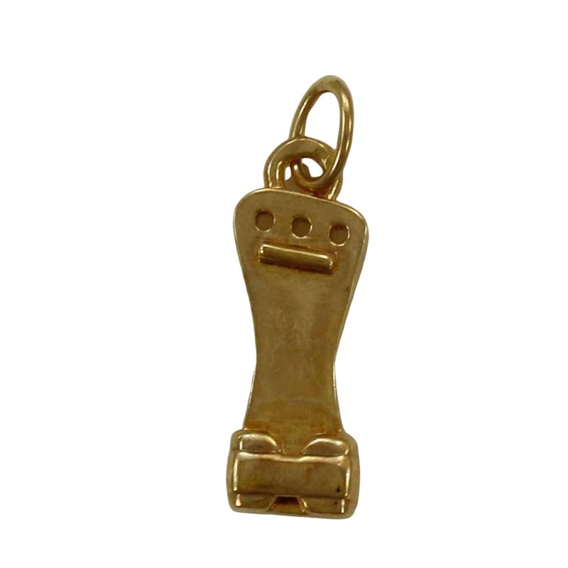 Pendentif manique de gymnastique - Plaqué or