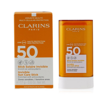 Clarins Invisible Sun Care Stick SPF50 - For Sensitive Areas 17g/0.6oz