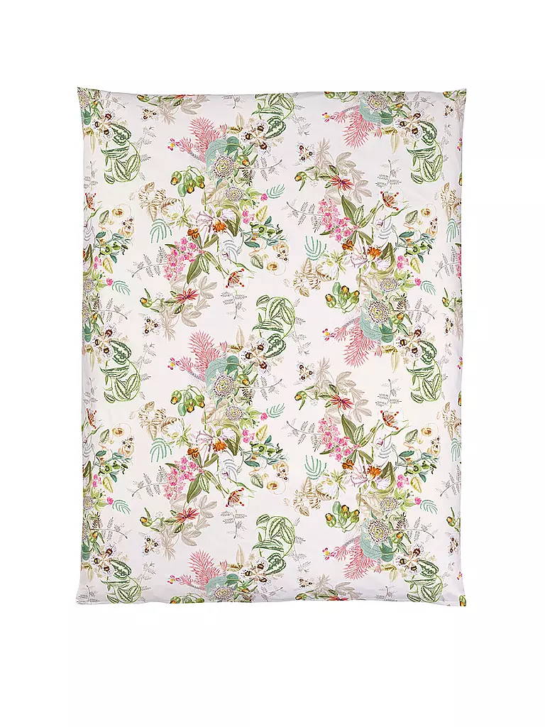 CHRISTIAN FISCHBACHER Satin-Deckenbezug BOTANIC 140x200cm Weiss weiss