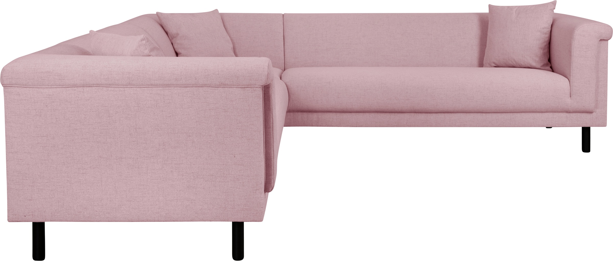 Home affaire Ecksofa »AGNIA L-Form   B/T/H: 244/244/71 cm« incl. Zierkissen, gleichschenklig, auch in Cord