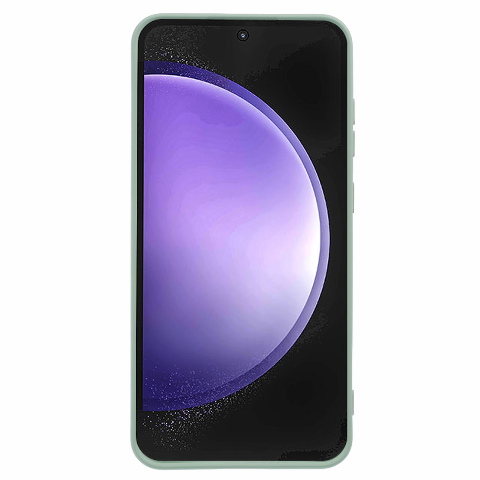 Samsung Galaxy S24 FE Gummi Case Hülle mit Kameraschutz - Grün (Matt)