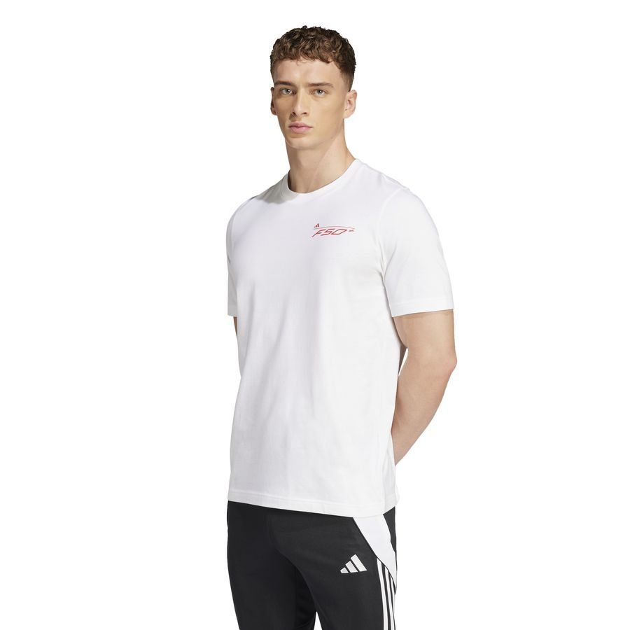 adidas T-Shirt F50 History Graphic - Blanc