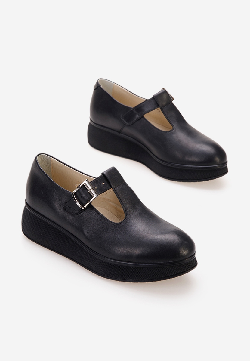 Chaussures casual à plateforme noirs Gilena V2