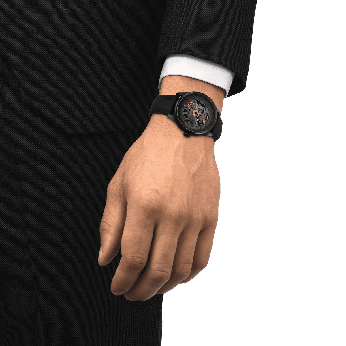 Montre TISSOT T-classic homme automatique, bracelet acier inoxydable
