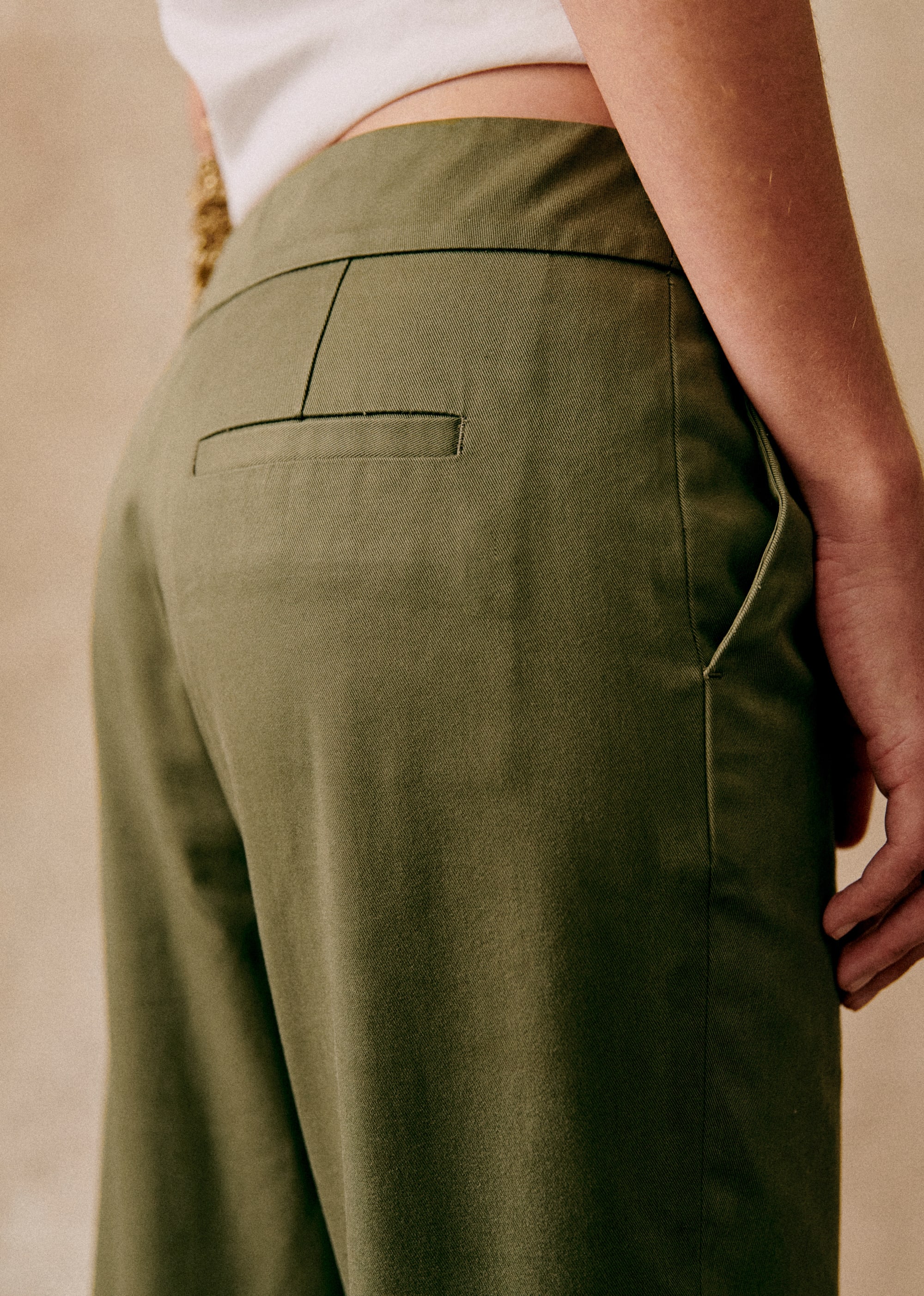 Pantalon Milo - Kaki - E-SHOP/BAS Pantalons 5905592