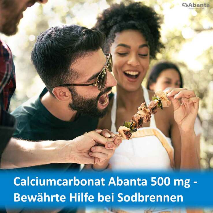 Calciumcarbonat Abanta 500 mg Kautabletten, 100 St