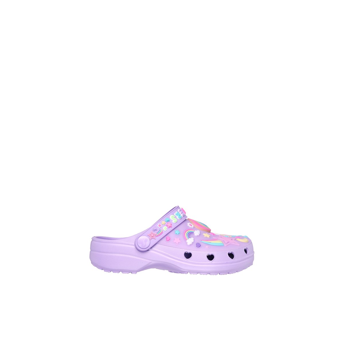 2X les points-Heart-jg - Violet Clair