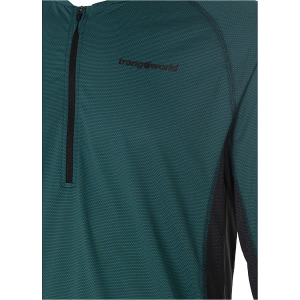 T-shirt randonnée TRANGOWORLD ROBIEL ALEXANDRITE/EBONY