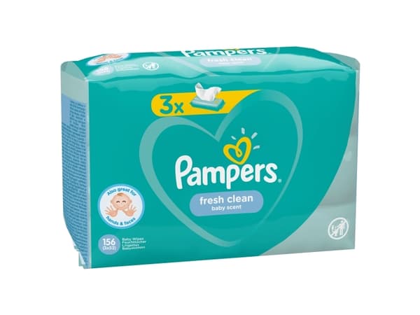 Pampers Fresh Clean 81688041, Våtserviett for baby, Dermatologisk testet, Allergivennlig, Nøytral pH