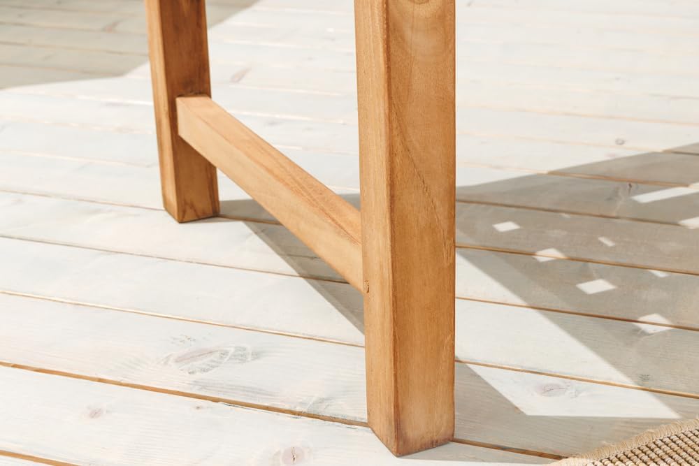 riess-ambiente.de Outdoor Gartenbank Empire Teak 160cm Natur Teakholz