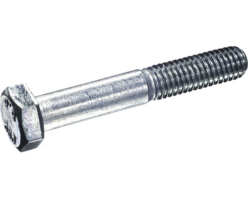 Zeskantbout met schacht DIN 931 M12x65 mm, verzinkt, 50 stuks
