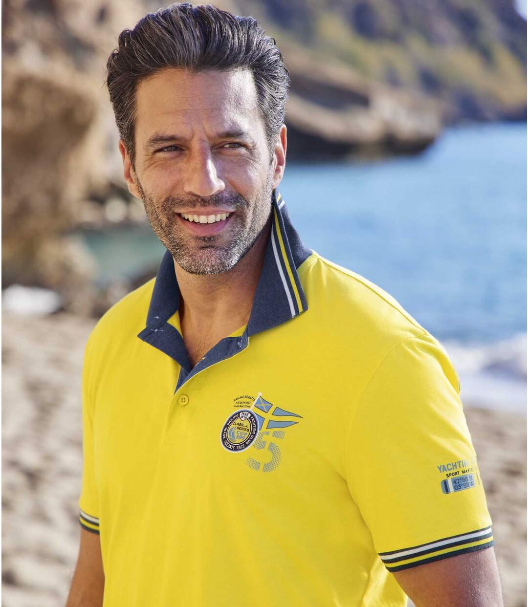 Lot de 2 Polos Jersey Newport