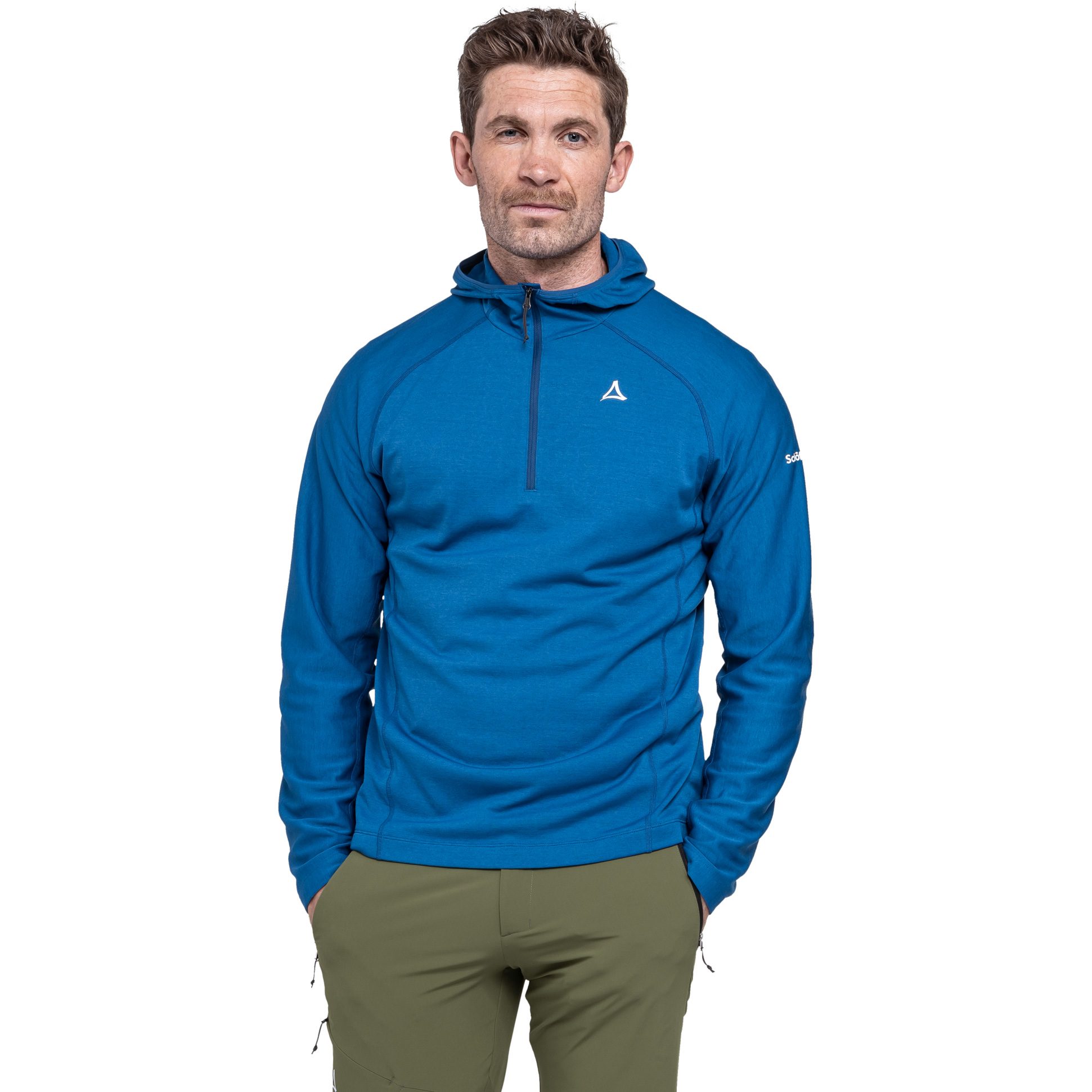Schöffel Kravica Half-Zip Hoody Herren cornflower blue