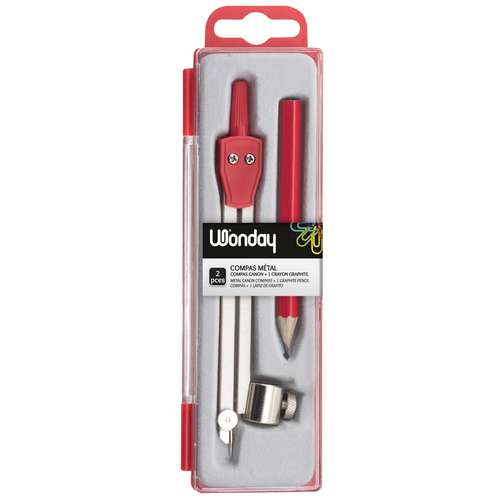 Wonday Schulzirkel mit Stift-Adapter