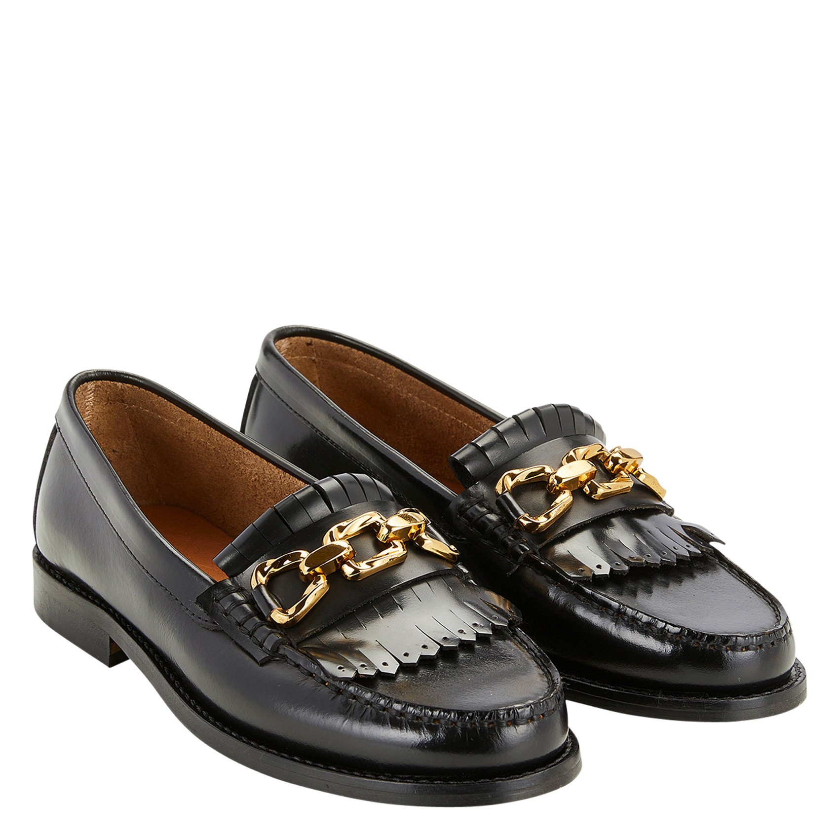 PAULE - Mocassins en cuir | Noir