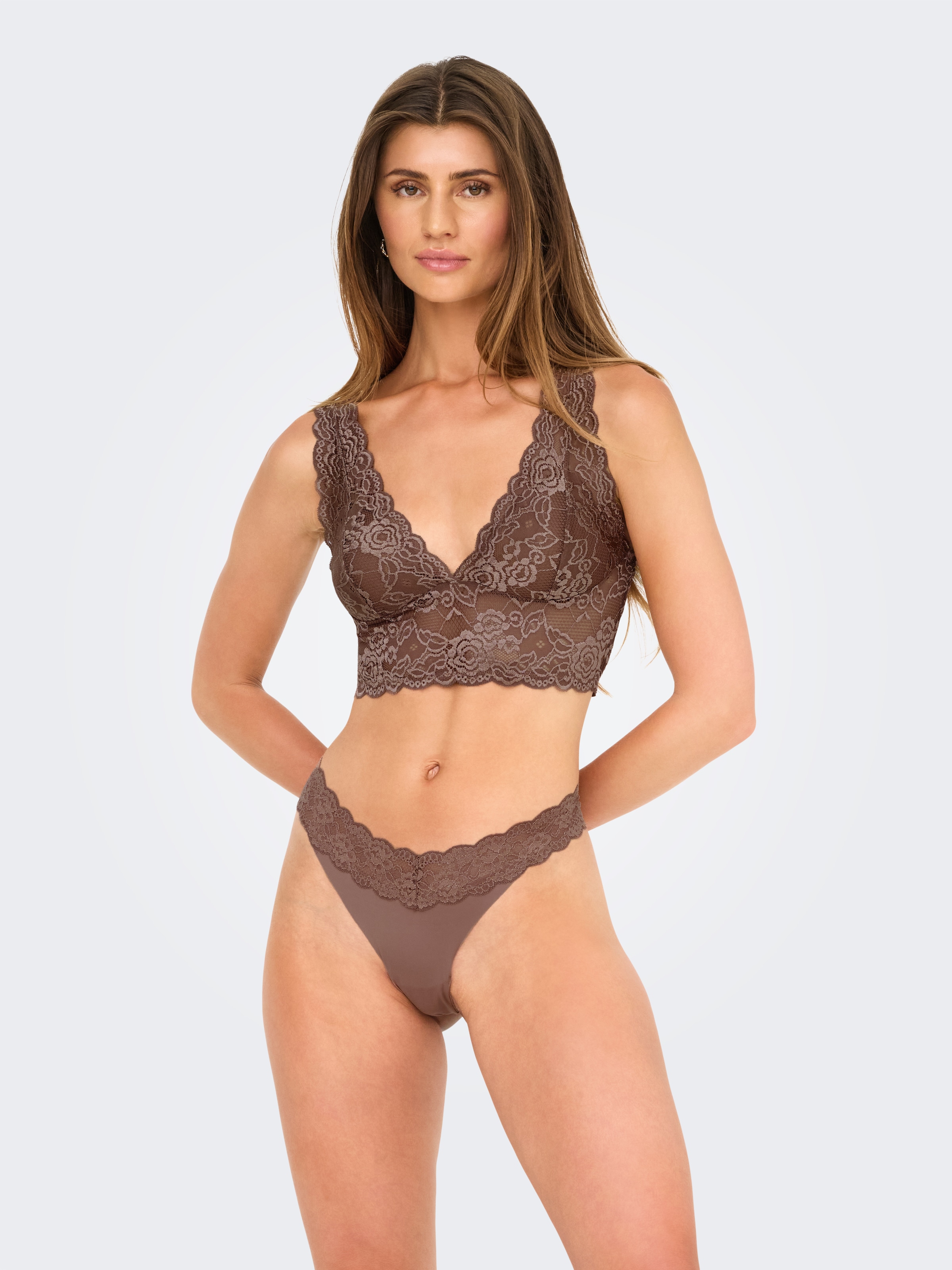 ONLY Tanga »ONLCHLOE LACE S.S THONG 3-PACK ACC«, 3 Stk.