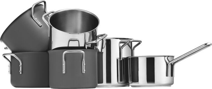 Eva Trio Stainless Steel Sauterkasserolle 1,3 l 16 cm Polished steel